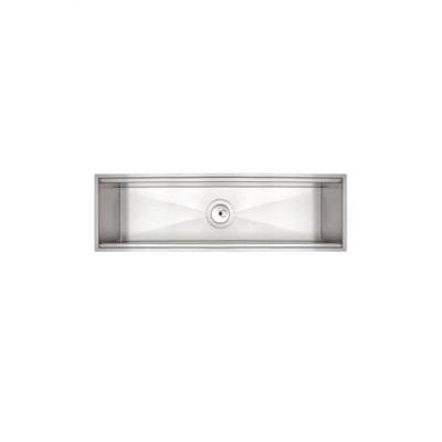 Canal Organizador Em Inox Tramontina Para Sobrepor Com Acabamento Acetinado 60x18 Cm