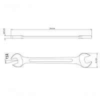 Chave Fixa Tramontina Basic 25x28 Mm Com Corpo Em Aço Especial Cromado - 2