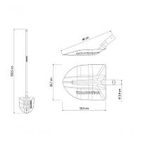 Pá De Bico Tramontina Leve Em Aço Com Cabo De Madeira 120cm 459-40 - 3