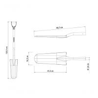 Pá Jardineira Tramontina Em Aço Com Cabo De Madeira 71cm - 3