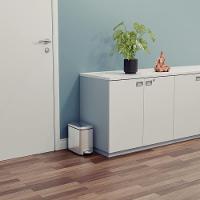 Lixeira Tramontina Tipo D Slim Em Aço Inox Com Acabamento Acetinado 6 Litros - 3