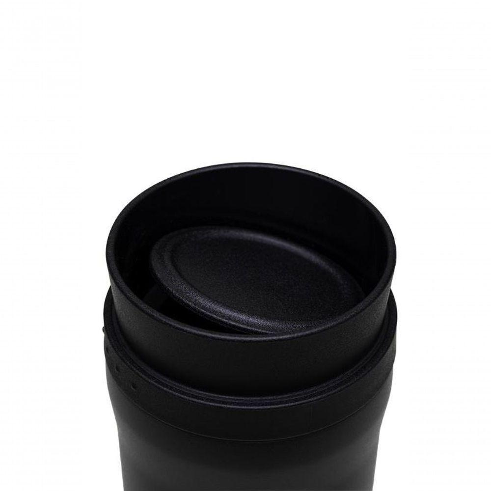 Copo Térmico Tramontina Aço Inox 460 Ml Preto Com Bocal 360° - 3