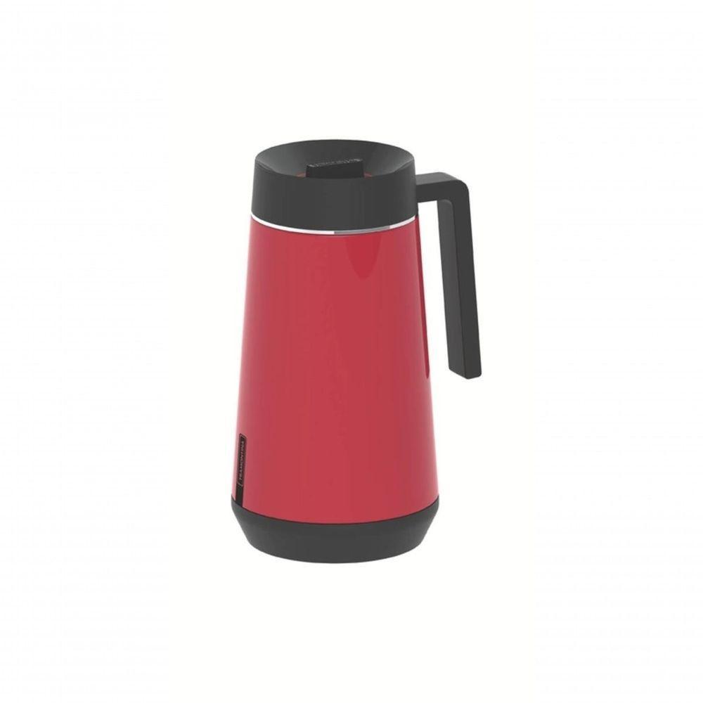 Bule Térmico Tramontina Exata Vermelho Em Aço Inox 500ml - 3