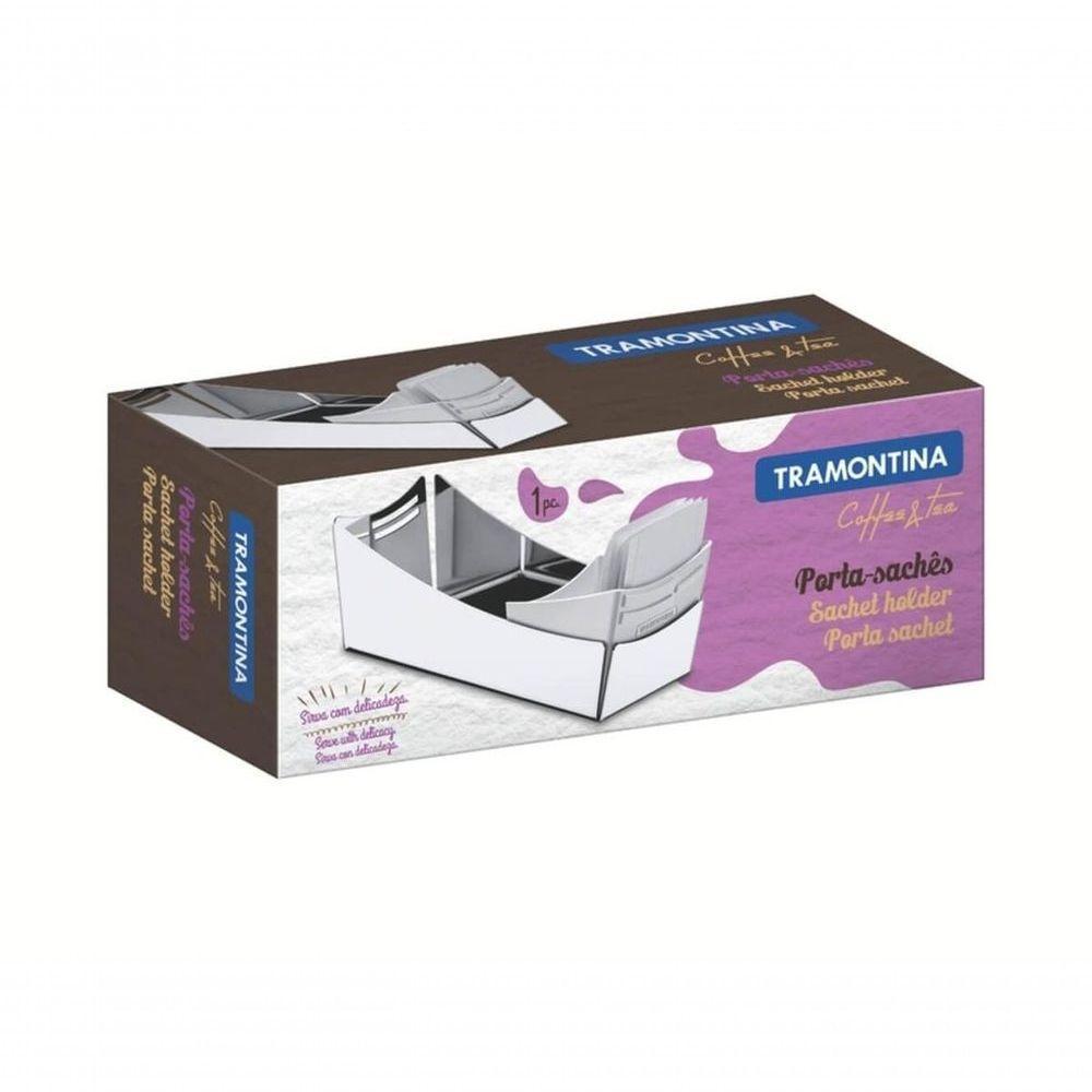 Porta Sachês Tramontina Em Aço Inox Com Suporte Para Colheres Em Plástico - 3