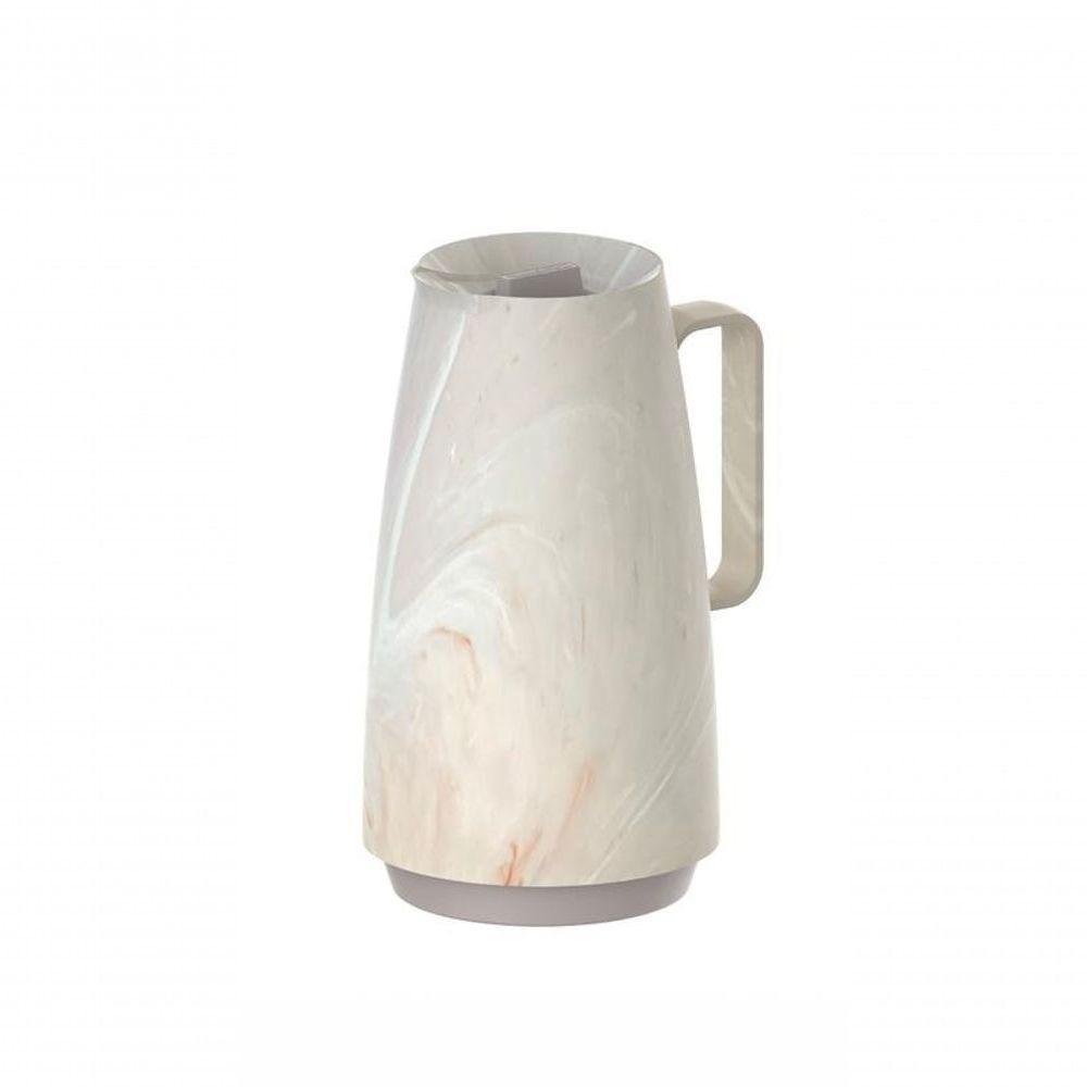 Bule Térmico Tramontina Exata 500ml Marmorizado Creme - 1