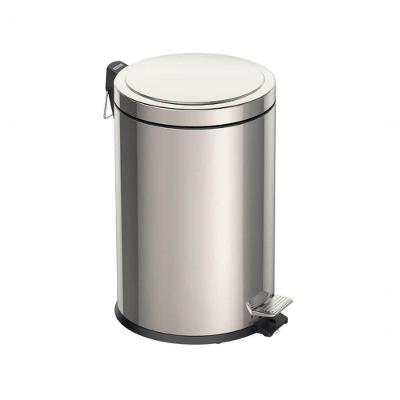Lixeira Com Pedal Tramontina Brasil Em Inox Com Acabamento Polido 20 L