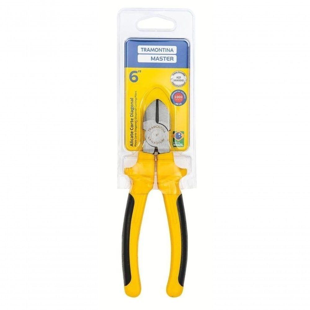 Alicate Corte Diagonal Isolado Tramontina 6" Master Empunhadura Dupla Injeção - 3