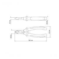 Alicate Corte Diagonal Isolado Tramontina 6" Master Empunhadura Dupla Injeção - 4