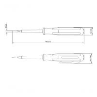 Chave Teste Tramontina Master Com Ponta Chata Em Aço Especial 1-8x3" - 3