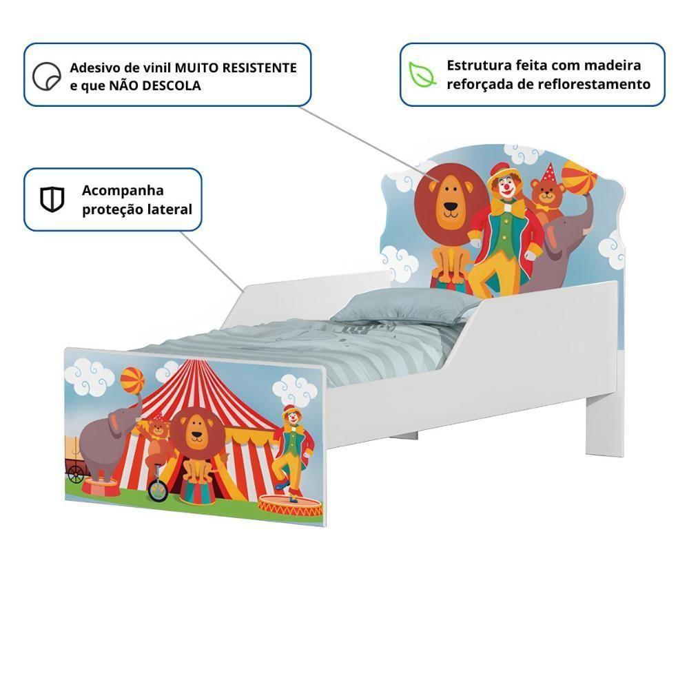 Cama Infantil Tick Circo Com Colchão - 2