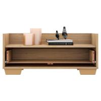 Kit C/ 2 Mesas De Cabeceira 80 Cm Rustic/branco/natural - 5