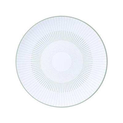 Prato Raso Tramontina Lineare 25cm Em Porcelana Decorada