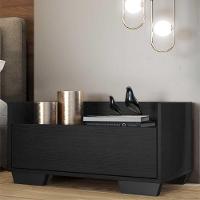 Kit com 2 Mesas De Cabeceira 80 Cm com Pés Quadrados - 3