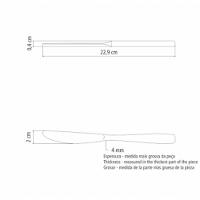 Faca De Mesa Tramontina Cosmos Em Aço Inox - 3