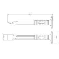 Talhadeira Sextavada Tramontina Master 10" Com Empunhadura - 3