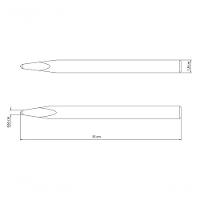 Ponteiro Redondo Tramontina Master 14" Com Corpo Em Aço Especial - 2