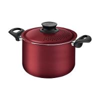 Espagueteira Tramontina Paris 24cm Em Alumínio Com Revestimento Antiaderente Com Tampa Vermelha - 1