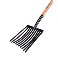 Forcado Para Cascalho Tramontina 10 Dentes Com Cabo De Madeira 71cm - 2