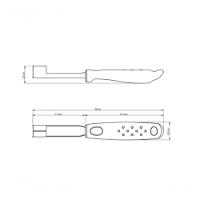 Extrator De Polpa Tramontina Utilitá Em Aço Inox Vermelho - 4