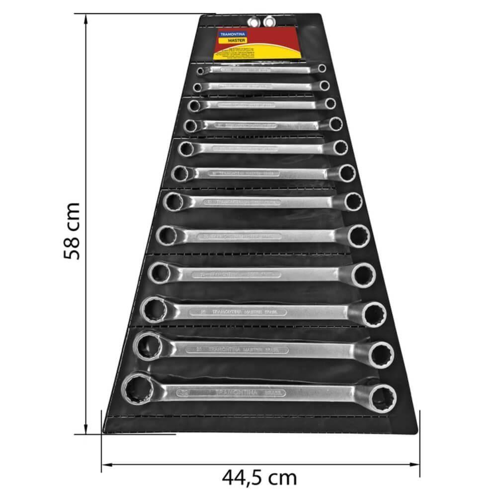 Conjunto De Chaves Estrela Tramontina Master Em Aço Especial Cromado 12 Peças - 2