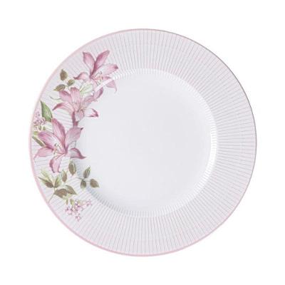 Prato Raso Tramontina Poème 28cm Em Porcelana Decorada
