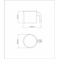 Fervedor Tramontina Allegra Aço Inox E Cabo De Baquelite 14cm 2 L - 3