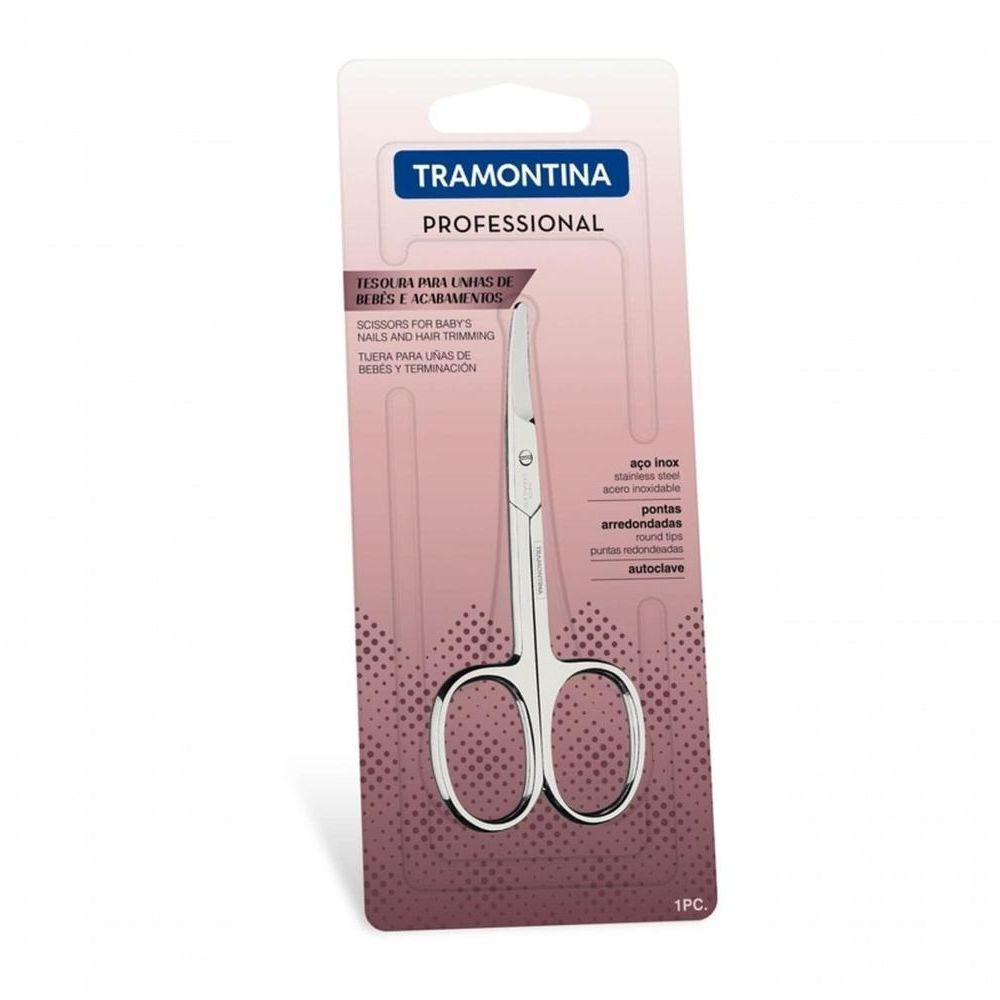 Tesoura De Unha Para Bebês E Acabamentos Tramontina Em Aço Inox 3,5" - 5