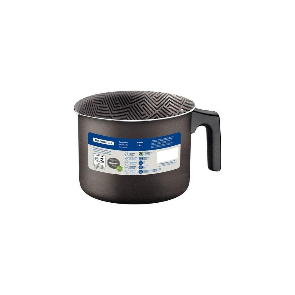 Fervedor Tramontina Paris 12cm Em Alumínio Com Revestimento Antiaderente Chumbo - 4