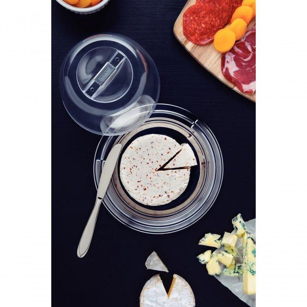 Porta-queijo Tramontina Ciclo Em Aço Inox 25cm - 2