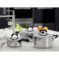 Caçarola Rasa Tramontina Duo Silicone 16cm Em Aço Inox - 2