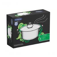 Caçarola Rasa Tramontina Duo Silicone 16cm Em Aço Inox - 3