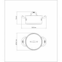 Caçarola Rasa Tramontina Duo Silicone 16cm Em Aço Inox - 5