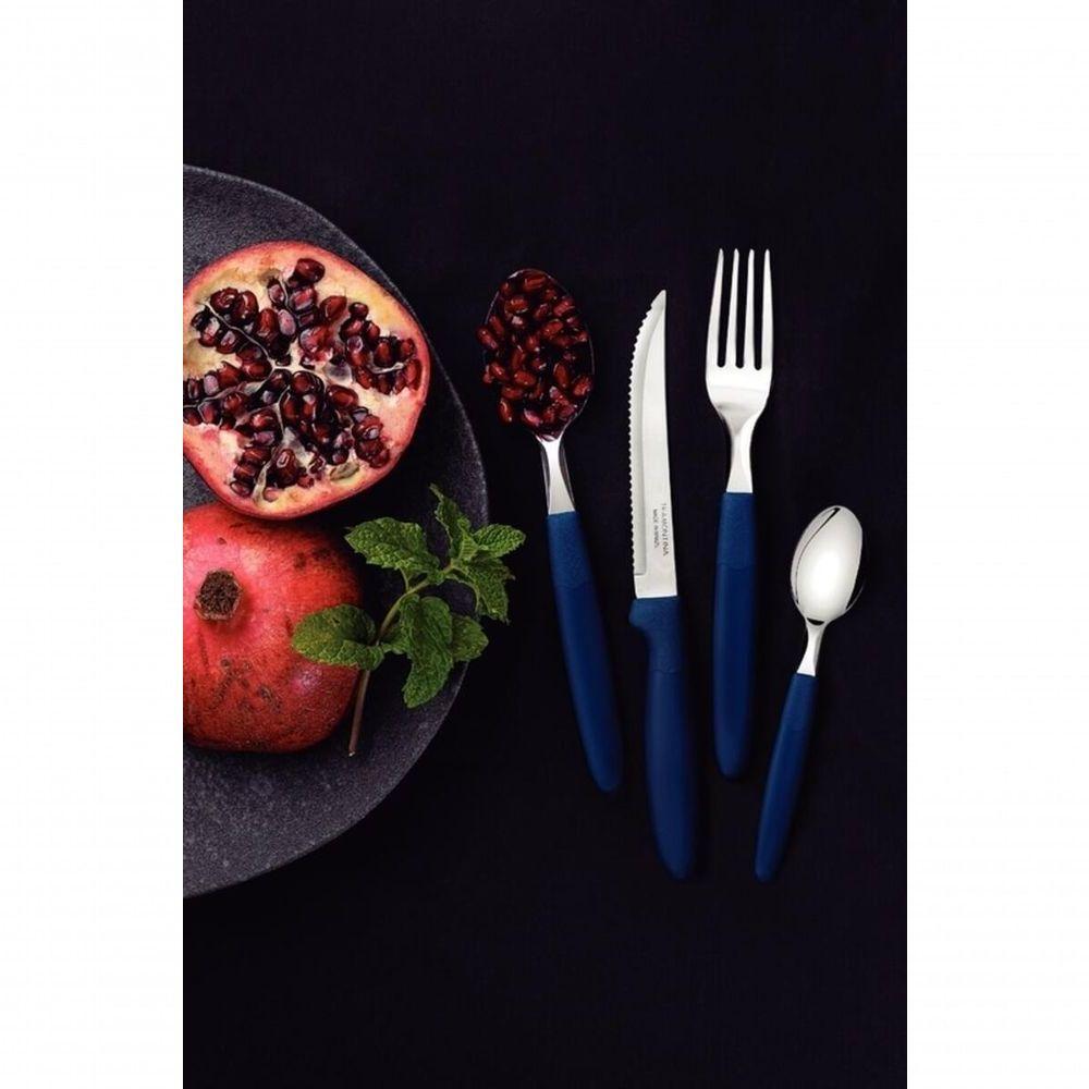 Faqueiro Tramontina Ipanema 24 Peças Inox Azul - 2