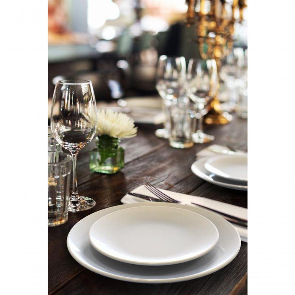Prato Sobremesa Tramontina Maxforce Em Porcelana Branca 19cm - 2