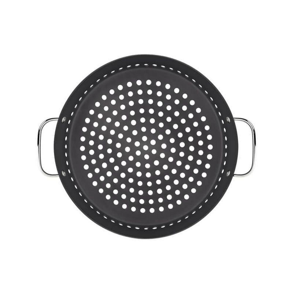 Grelha Tramontina Profissional 30cm Alumínio Anodizado Grafite - 3