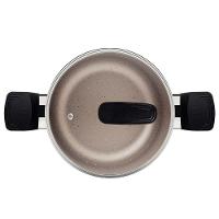 Caçarola Tramontina Milazzo Alumínio 28cm Com Revestimento Antiaderente Starflon Max Amêndoa - 5