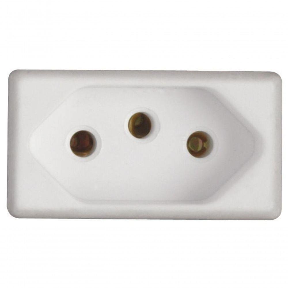 Módulo Tomada Tramontina 2p+t 20 A 250 V Branco - 1