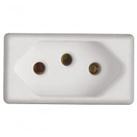 Módulo Tomada Tramontina 2p+t 20 A 250 V Branco - 1