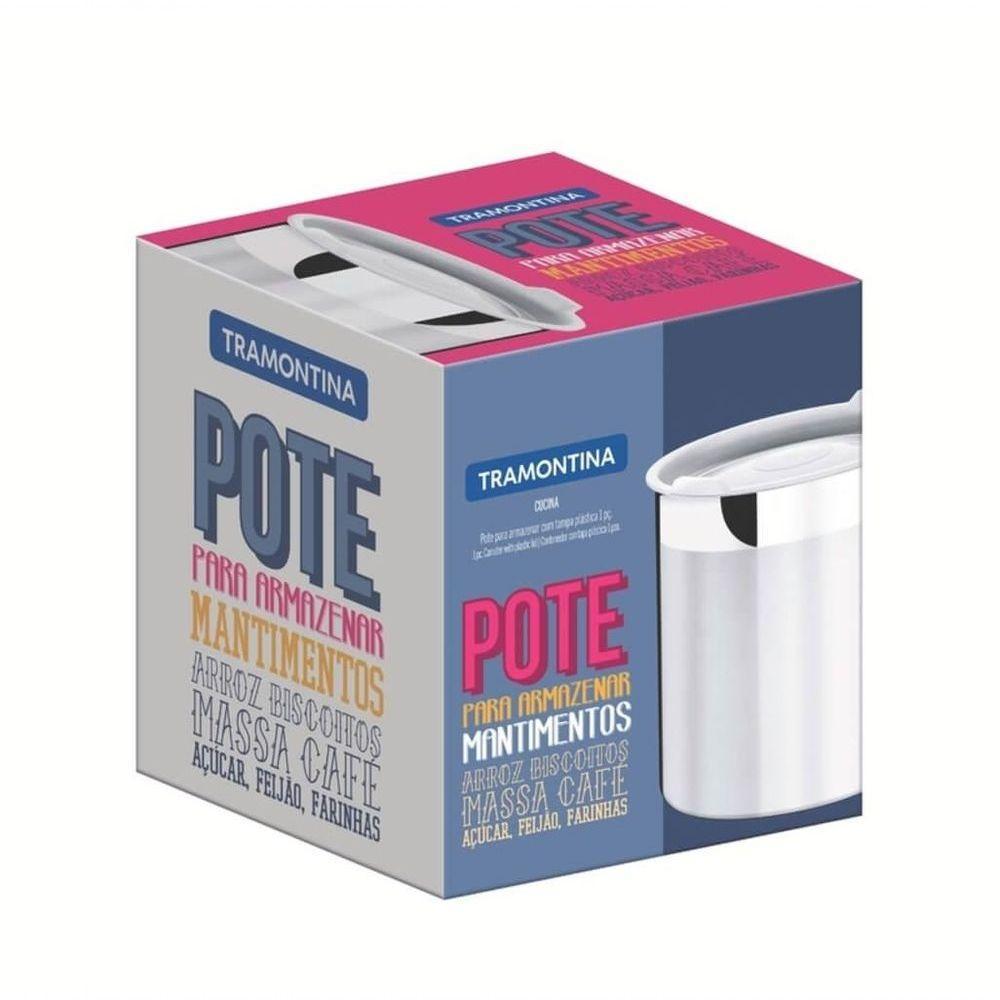 Pote Tramontina Cucina Em Inox Para Mantimentos Com Tampa 14cm 2,3 Litros - 4