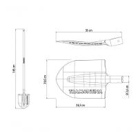 Vanga Com Ponta Tramontina Em Aço Cabo De Madeira 120cm - 3