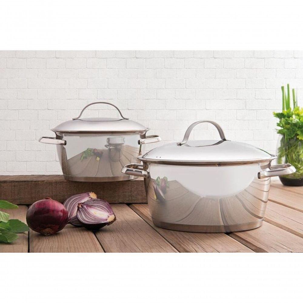 Caçarola Funda 16cm Tramontina Allegra Em Aço Inox - 2