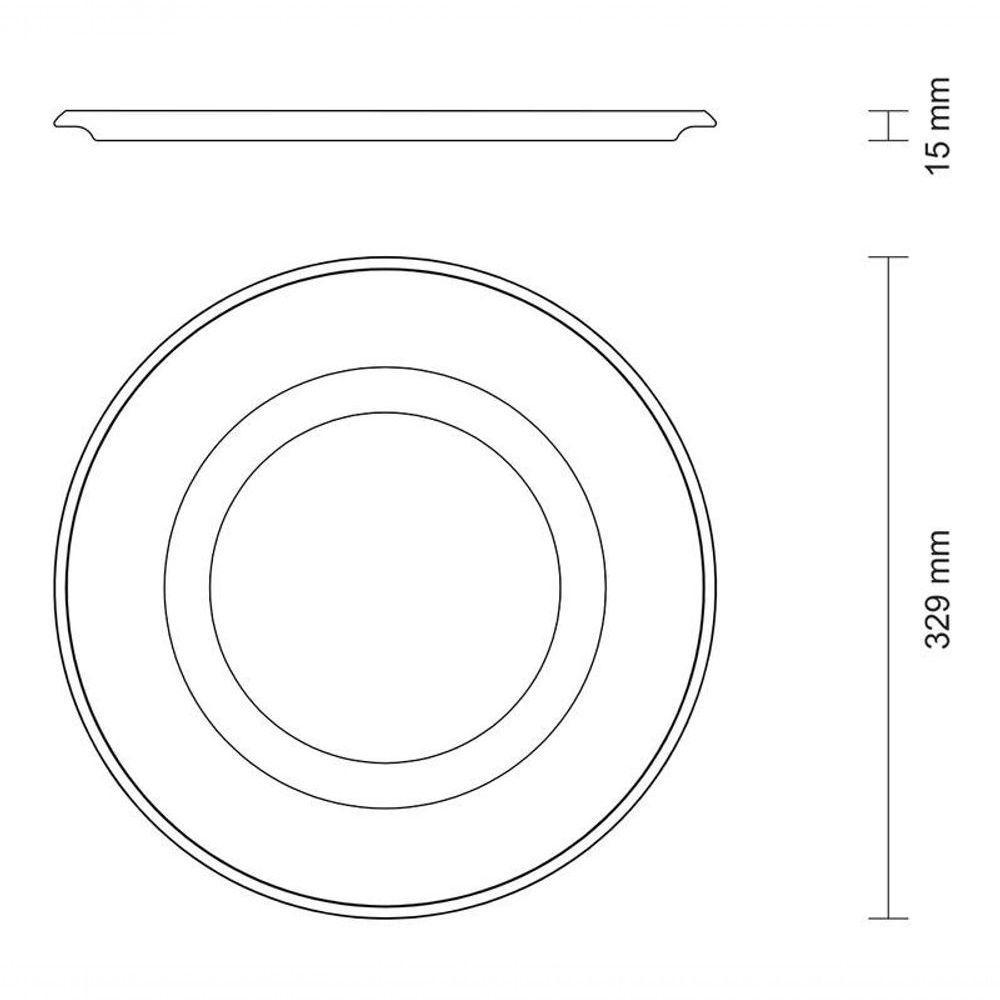 Sousplat Tramontina Redondo Em Madeira Teca 33cm - 4