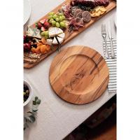 Sousplat Tramontina Redondo Em Madeira Teca 33cm - 3