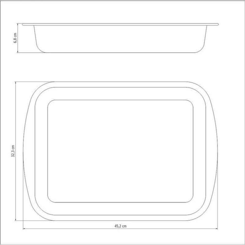Assadeira Tramontina Brasil Antiaderente 40cm 7,2 Litros - 2