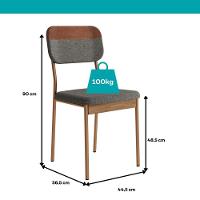 Conjunto Sala De Jantar 6 Cadeiras Sonare Carraro - 7