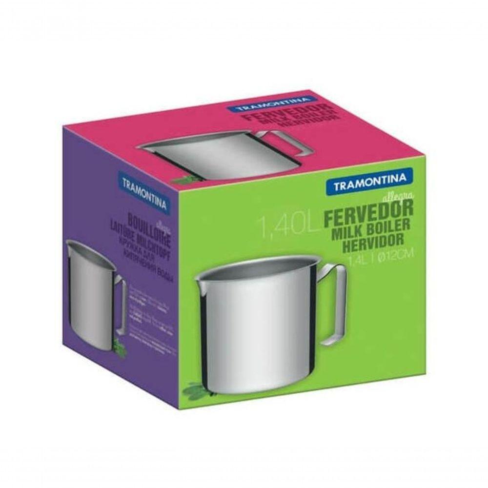 Fervedor Tramontina Allegra Em Aço Inox 12cm 1,4 Litros - 3