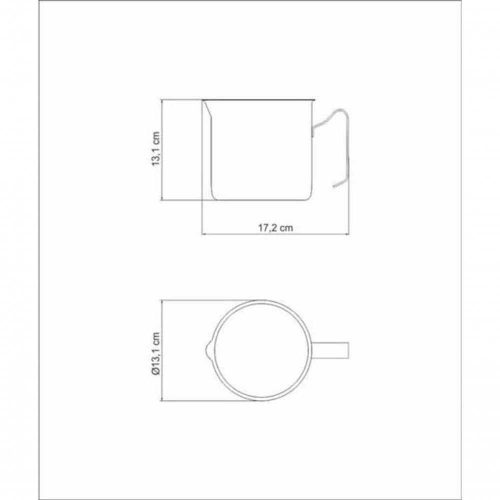 Fervedor Tramontina Allegra Em Aço Inox 12cm 1,4 Litros - 4