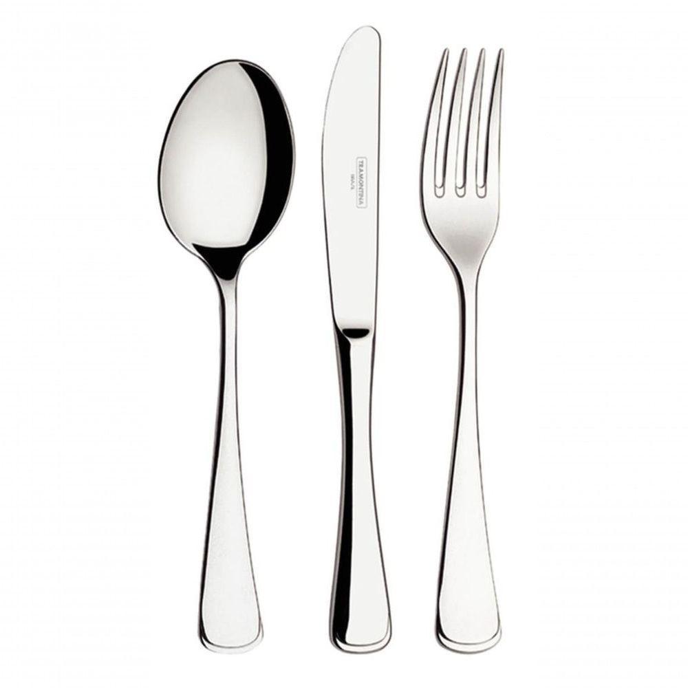Faqueiro Tramontina Mônaco Em Inox Com Facas De Mesa 101 Peças - 1