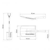 Vanga Quadrada Virada Tramontina Em Aço Com Cabo De Madeira 71cm - 3