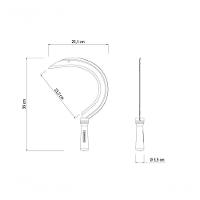 Foicinha Para Pasto Tramontina Com Cabo De Madeira - 3